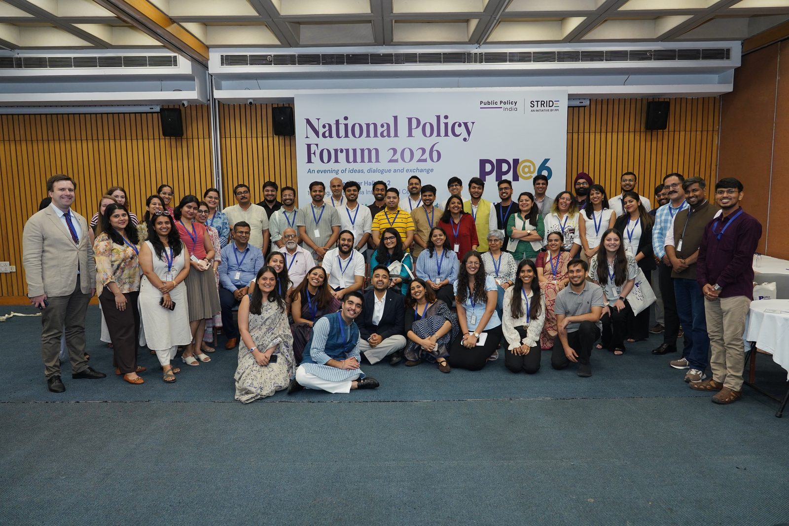 The community at the National Policy Forum 2026, India International Centre, New Delhi